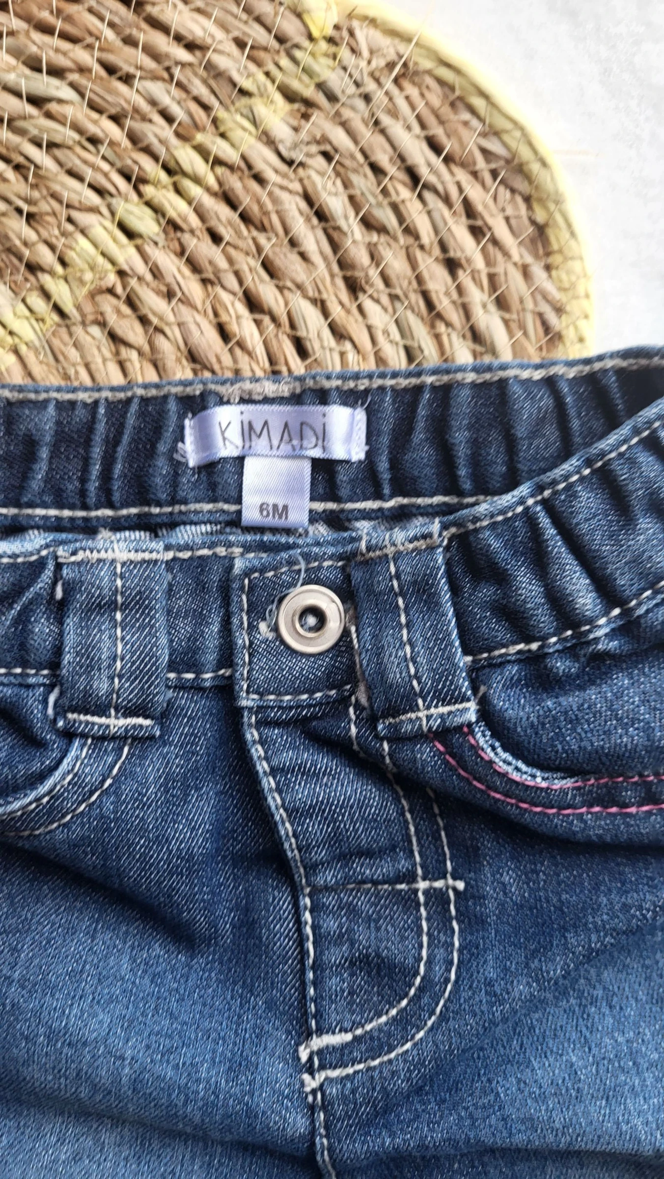 Conjunto jeans de suéter para meninas 👧 6 meses – photo 2